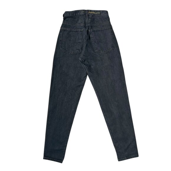 80s Vintage Marithe Francois Girbaud Jeans Black Faded Grunge Mom Jeans. - Picture 3 of 8